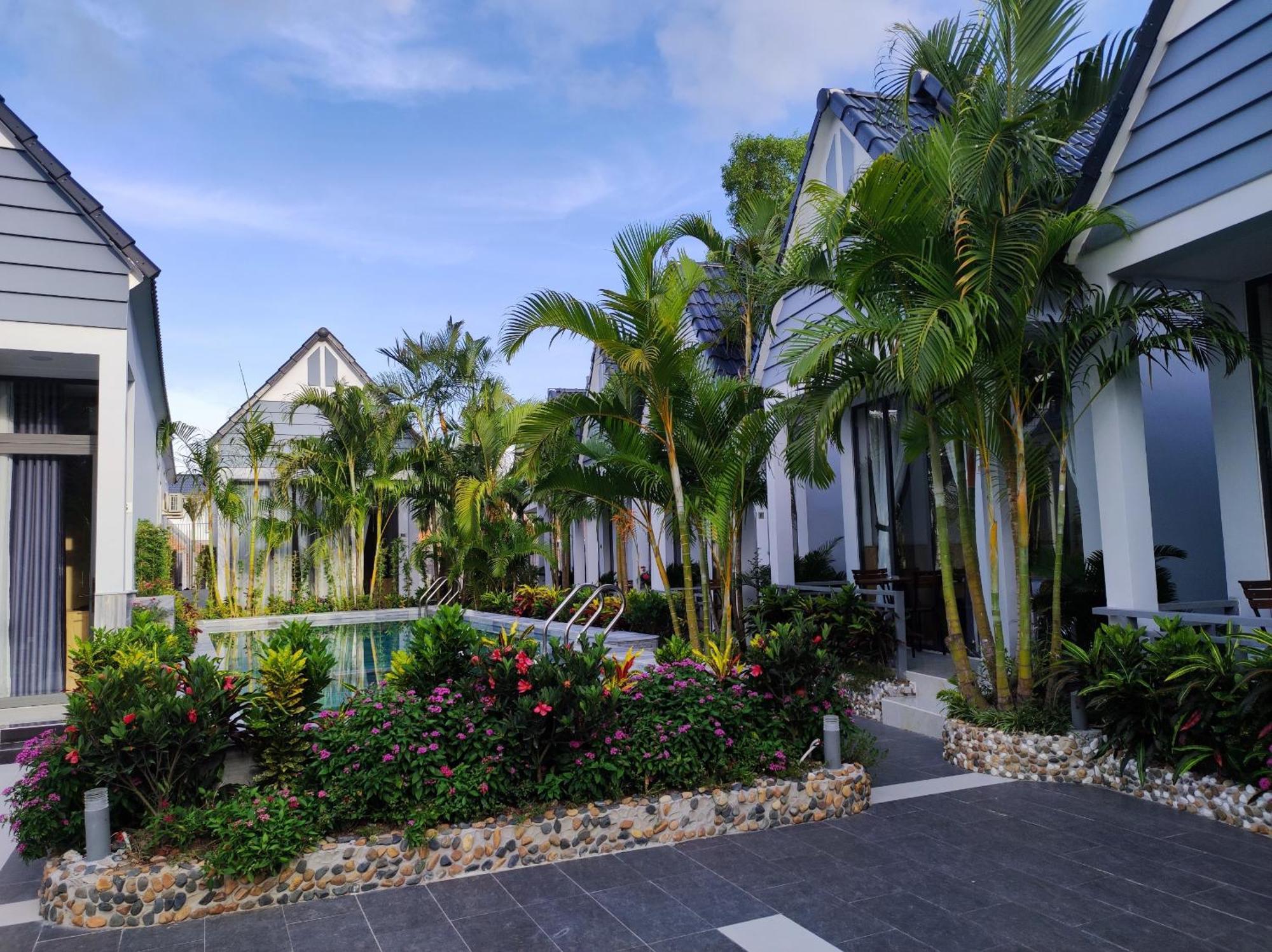 Ngoc Trai Xanh Bungalow 두옹 동 외부 사진